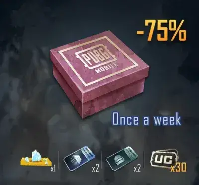 یوسی پابجی آفر Weekly Deal Pack 1 پابجی